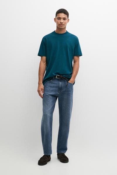 Massimo Dutti Футболка с короткими рукавами из 100% хлопка купить с доставкой.