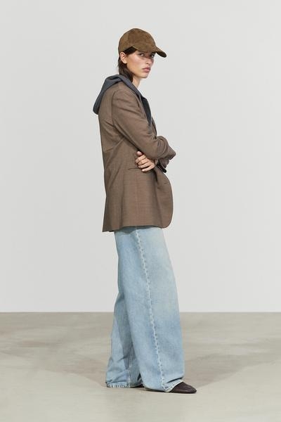 Massimo Dutti Кепка из замшевой козьей кожи