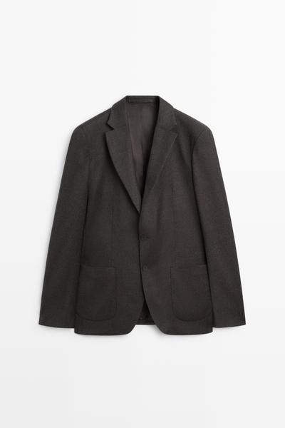 Massimo Dutti Пиджак из шерсти 100% купить с доставкой.