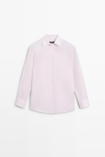 Massimo Dutti Рубашка из 100% хлопкового поплина