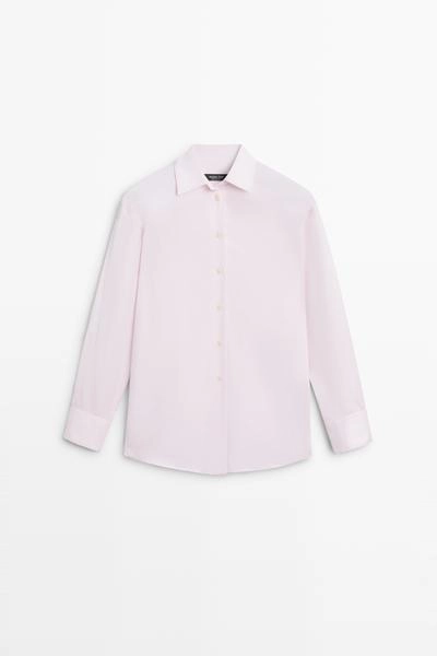 Massimo Dutti Рубашка из 100% хлопкового поплина