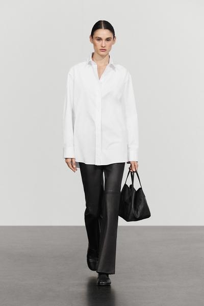 Massimo Dutti Рубашка из 100% хлопкового поплина