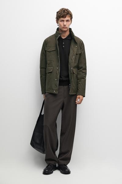 Massimo Dutti Пуховик с деталями карманов