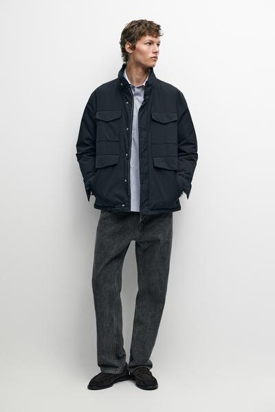 Massimo Dutti Пуховик с деталями карманов