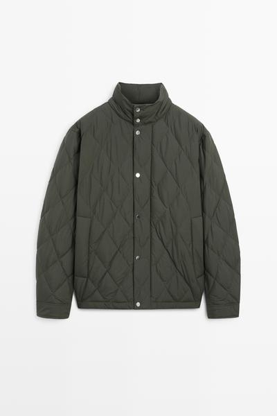 Massimo Dutti Пуховик с застежкой на кнопки