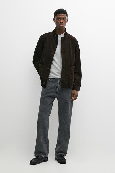 Massimo Dutti Вельветовая рубашка OVERSHIRT с карманами