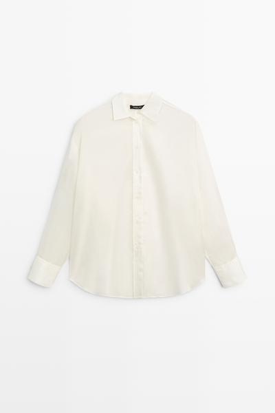 Massimo Dutti Свободная блуза из струящейся ткани