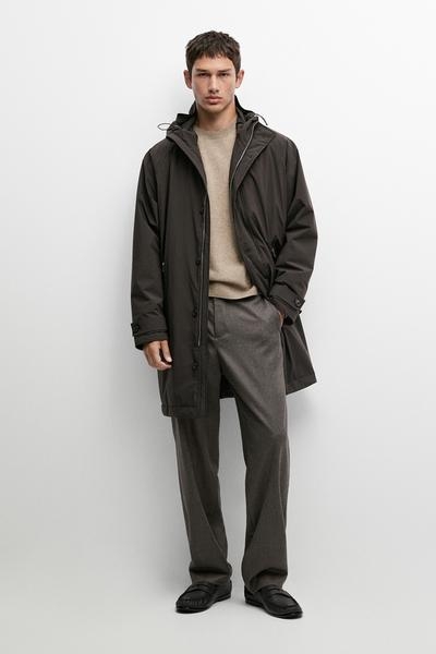 Massimo Dutti Длинная техническая парка