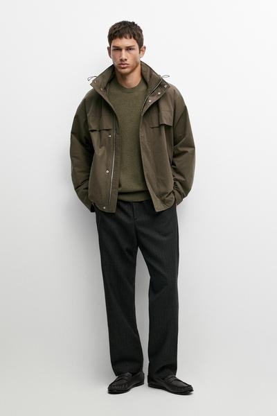 Massimo Dutti Короткая стеганая парка с капюшоном купить с доставкой.