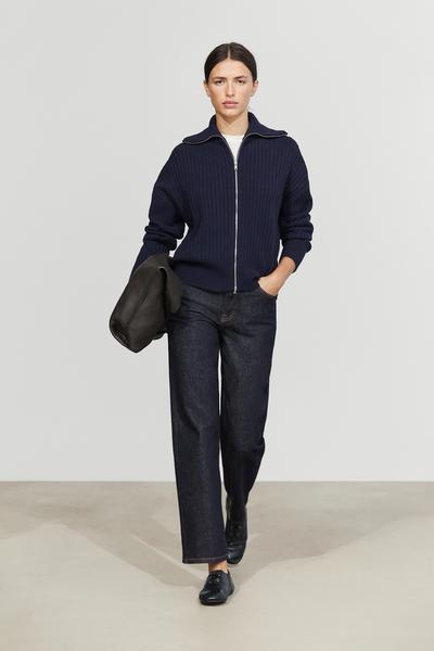 Massimo Dutti Кардиган на молнии из 100% шерсти