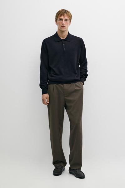 Massimo Dutti Поло-свитер из 100% кашемира купить с доставкой.