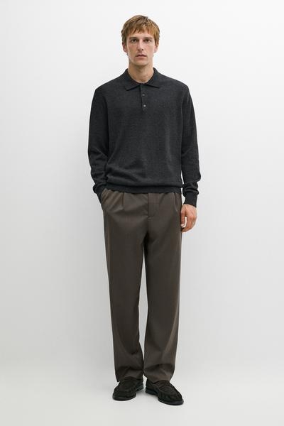 Massimo Dutti Поло-свитер из 100% кашемира купить с доставкой.