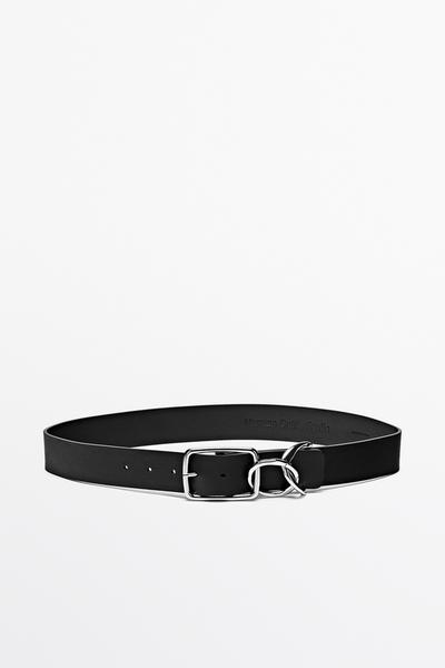 Massimo Dutti Ремень с пряжкой STUDIO купить с доставкой.