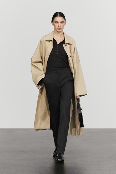 Massimo Dutti Брюки из костюмной ткани из 100% шерсти