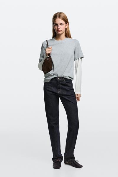 Massimo Dutti Джинсы прямого кроя средней посадки купить с доставкой.