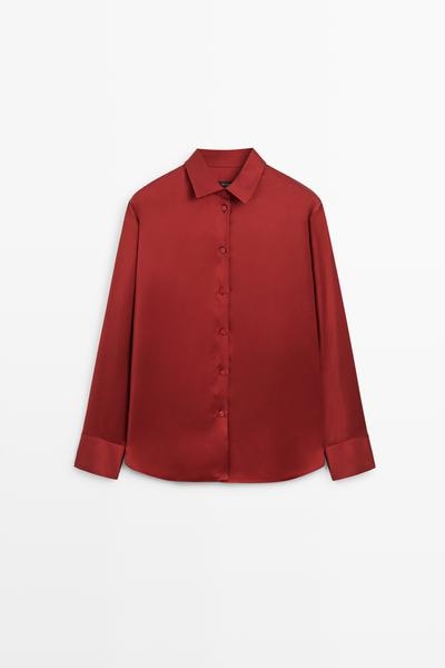Massimo Dutti Платье из струящегося сатина