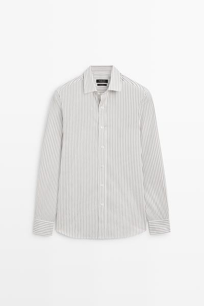 Massimo Dutti Рубашка REGULAR FIT из 100% хлопка