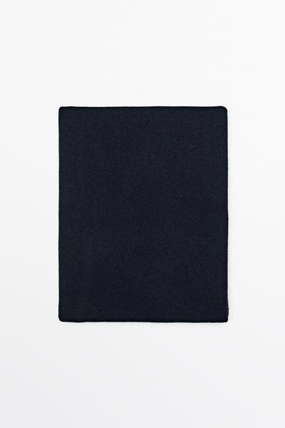 Massimo Dutti Шарф из тонкого трикотажа из смеси шерсти и кашемира