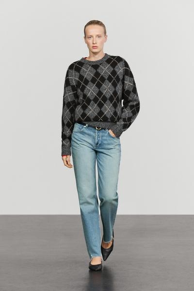 Massimo Dutti Джемпер аргайл из кашемира купить с доставкой.