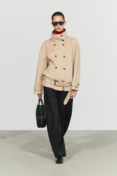 Massimo Dutti Замшевая тренч-куртка с поясом