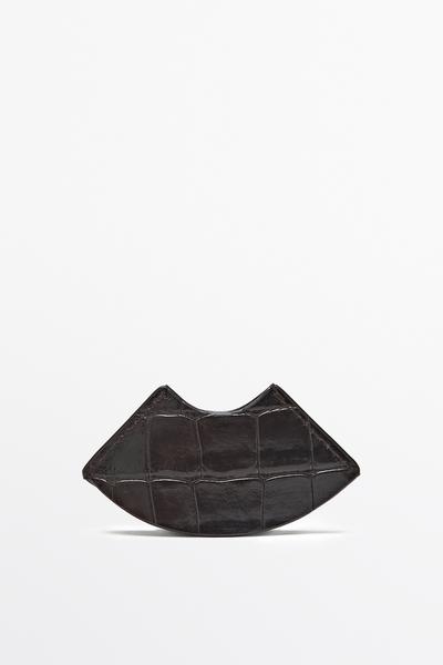 Massimo Dutti Закладка из кожи с тиснением купить с доставкой.