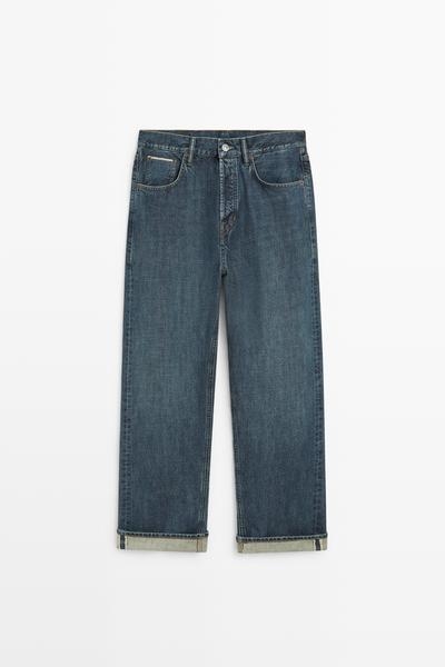 Massimo Dutti Джинсы с отделкой SELVEDGE
