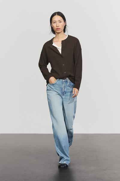 Massimo Dutti Кардиган оверсайз из 100% кашемира