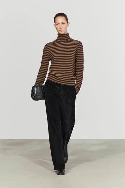 Massimo Dutti Свитер с воротником-гольф из шерсти и кашемира