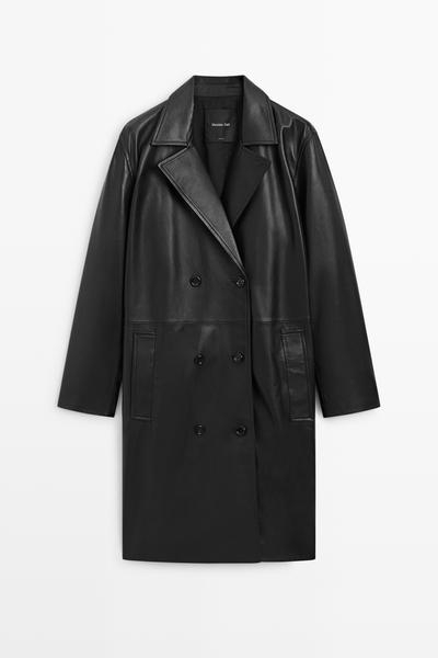 Massimo Dutti Тренч из овчины