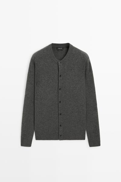 Massimo Dutti Кардиган из 100% шерсти с пуговицами купить с доставкой.