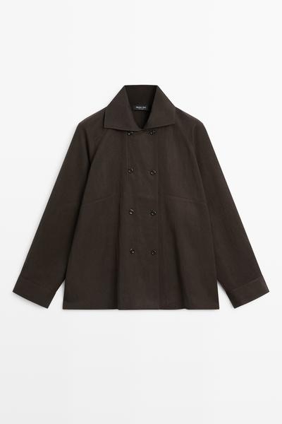 Massimo Dutti Рубашка с двубортной застежкой