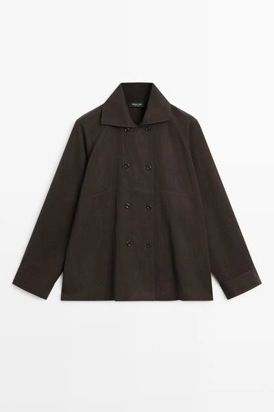 Massimo Dutti Рубашка с двубортной застежкой