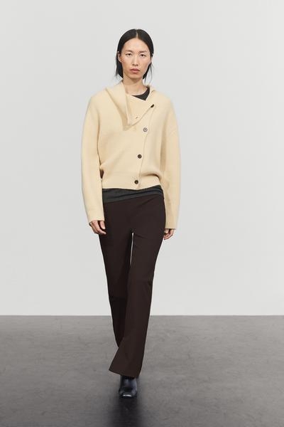 Massimo Dutti Кардиган из кашемировой смеси с пуговицами