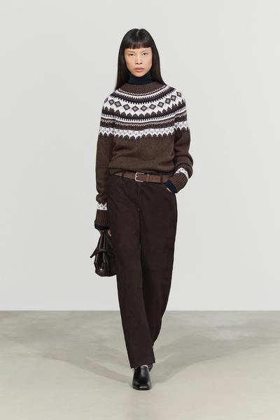 Massimo Dutti Свитер из жаккардового трикотажа с шерстяной смеси