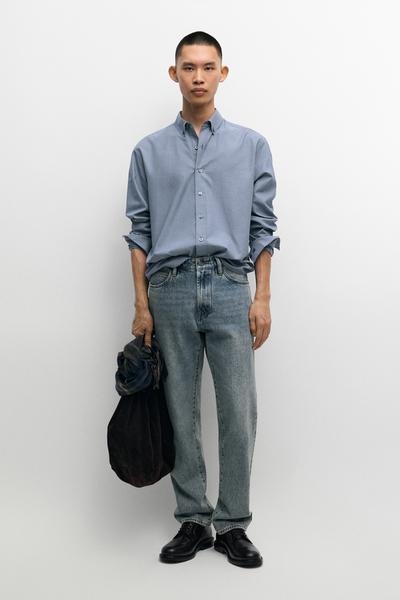 Massimo Dutti Рубашка REGULAR FIT с микроузором