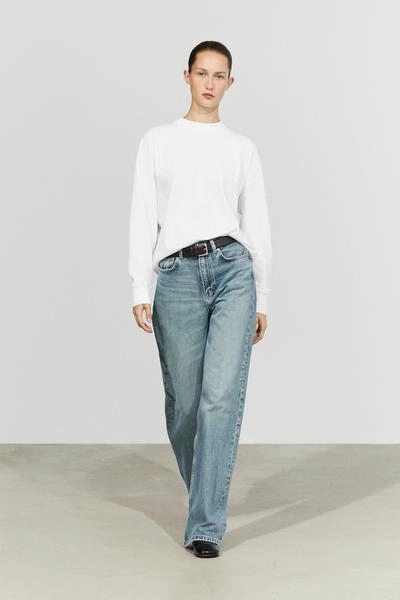 Футболка с длинным рукавом и круглым вырезом massimo dutti- Заказать в России