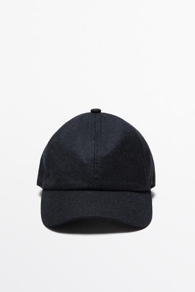 Massimo Dutti Кепка из 100% шерсти купить с доставкой.