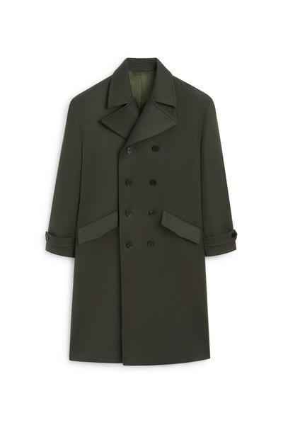 Massimo Dutti Двубортное длинное пальто - ограниченная серия