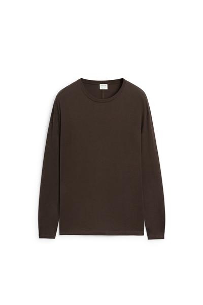 Massimo Dutti Футболка с длинным рукавом из 100% хлопка - ограниченная серия
