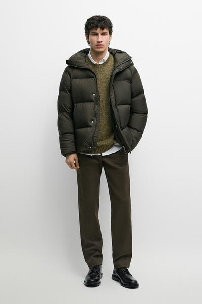 Massimo Dutti Пуховик оверсайз купить с доставкой.