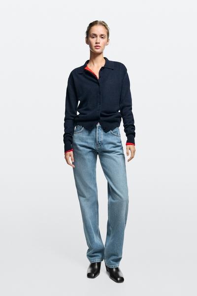 Massimo Dutti Джинсы прямого кроя средней посадки