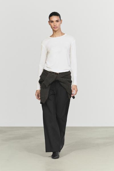 Massimo Dutti Футболка с длинными рукавами и деталями манжет от MASSIMO DUTTI
