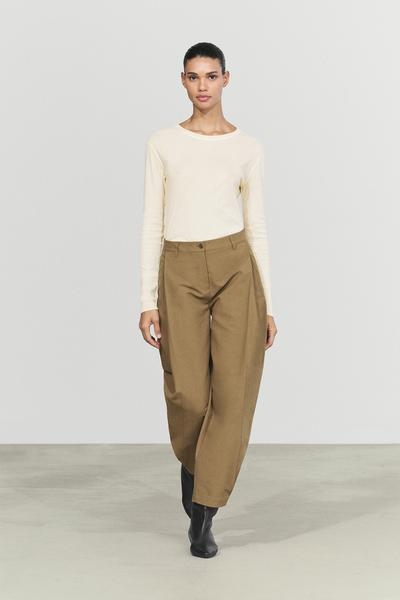 Massimo Dutti Футболка с длинными рукавами и манжетами