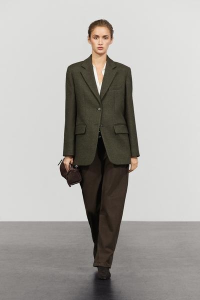 Massimo Dutti Пиджак из 100% меланжевой шерсти