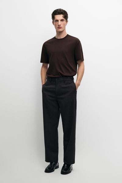 Massimo Dutti Футболка с короткими рукавами и отделкой швов купить с доставкой.