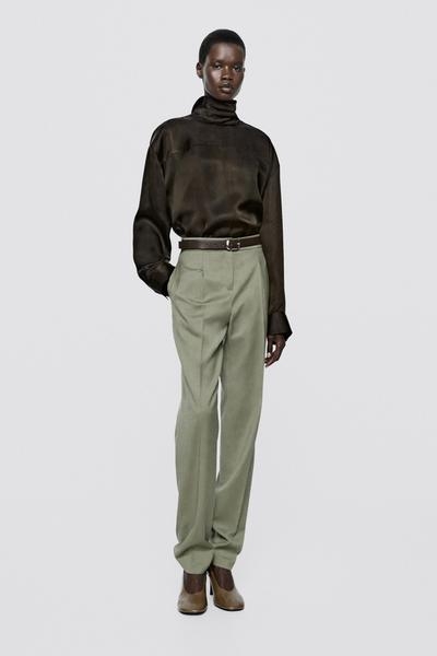 Massimo Dutti Брюки-узкий силуэт - лимитированная коллекция купить с доставкой.