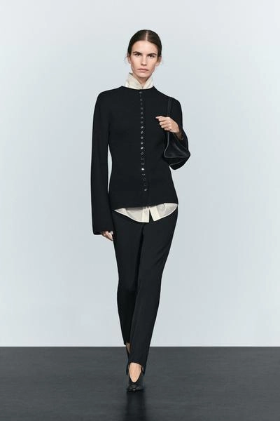 Massimo Dutti Вязаный кардиган с множеством пуговиц