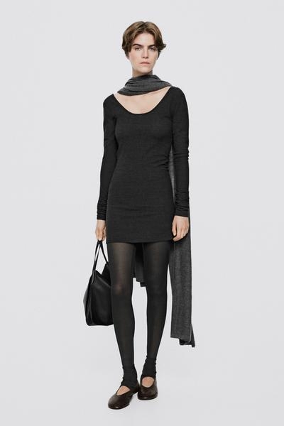 Massimo Dutti Шарф из тонкой 100% кашемировой пряжи - ограниченная серия