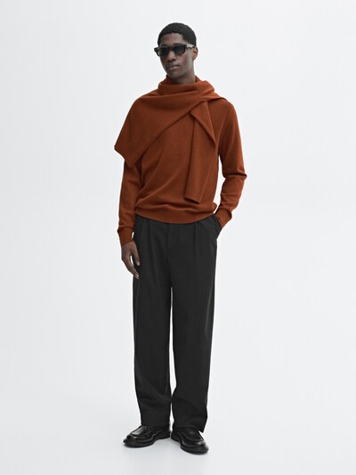 Massimo Dutti Вязаный свитер из хлопчатобумажной смеси