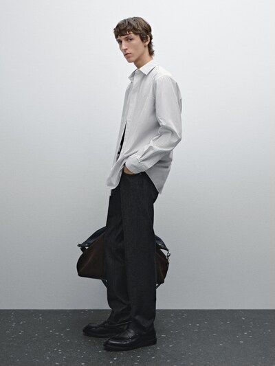 Massimo Dutti Футболка в двойную полоску из 100% хлопка